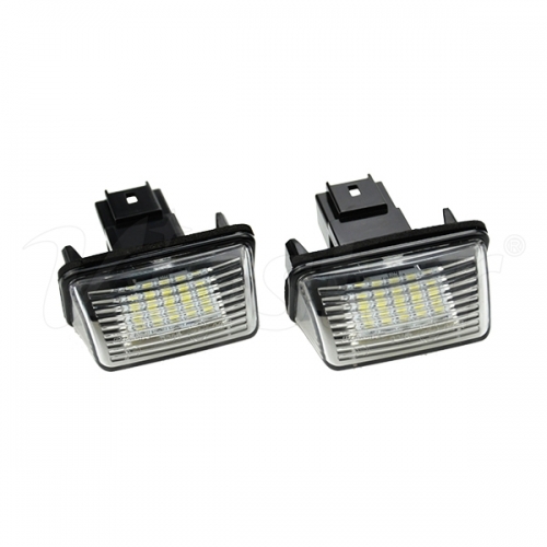 Peugeot/Citroen LED License Plate Lamp