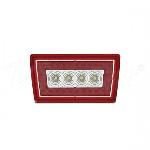 Subaru F1 Style LED Third Brake Lamp (Red+White)