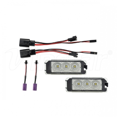 High Power VW Golf 6 Canbus LED License Plate Lamp (Clear)