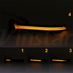 Dynamic LED Side Mirror Light (Smoke)