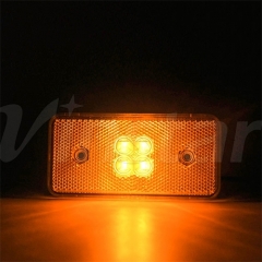 LED Side Indicator Light (GIV) (Clear+Red)